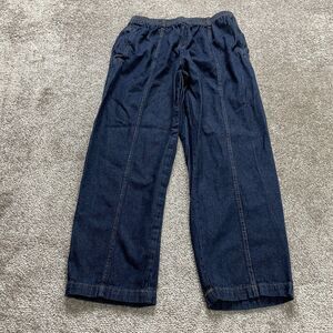 Roman's Jeans Pants Womens Plus 16W Blue Classic Fit Straight Ladies 30x28